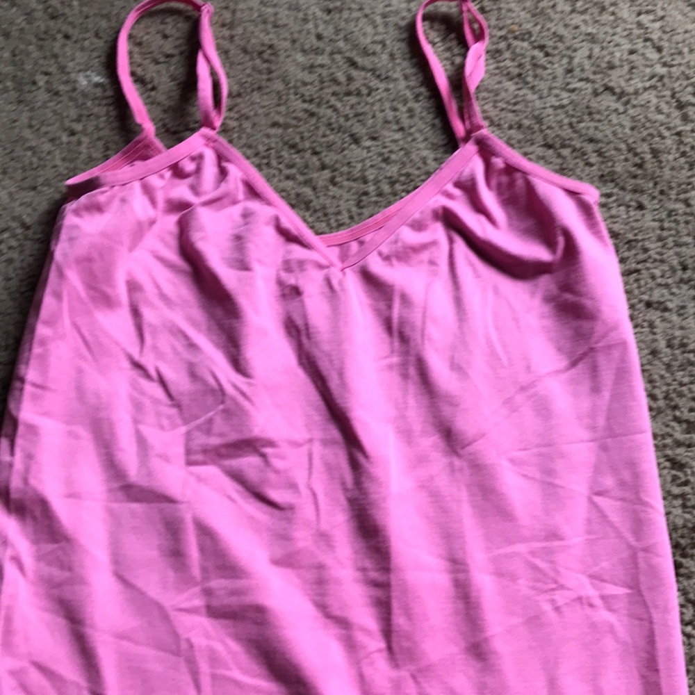 Pink tank top